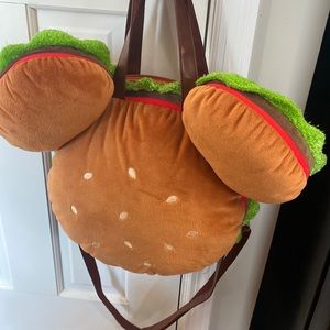 NWT Tokyo Disney hamburger bag